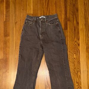 PacSun Brown Boot Cut Jeans
